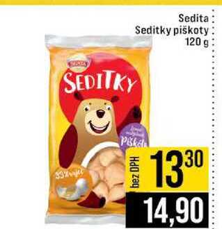 Sedita Seditky piškoty 120 g