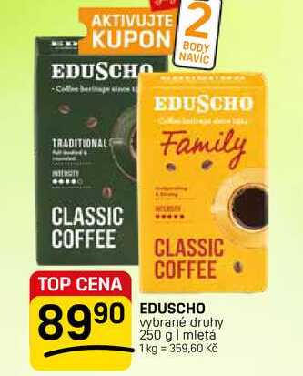 EDUSCHO vybrané druhy 250 g | mletá 