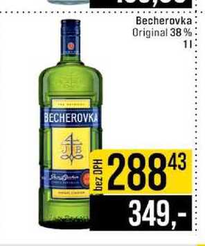 Becherovka Original 38% 1l v akci