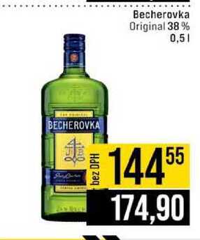 Becherovka Original 38% 0,5l v akci