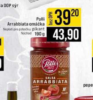 Polli Arrabbiata omáčka pikant 190 g 