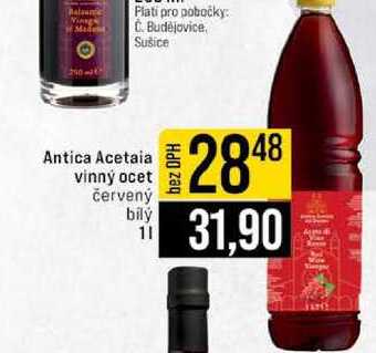 Antica Acetaia vinný ocet červený bilý 1l