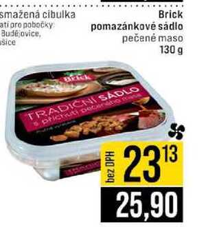 Brick pomazánkové sádlo pečené maso 130 g 