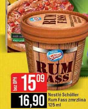 Nestlé Schöller Rum Fass zmrzlina 125 ml 
