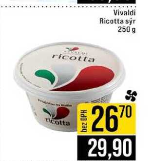 Vivaldi Ricotta sýr 250 g