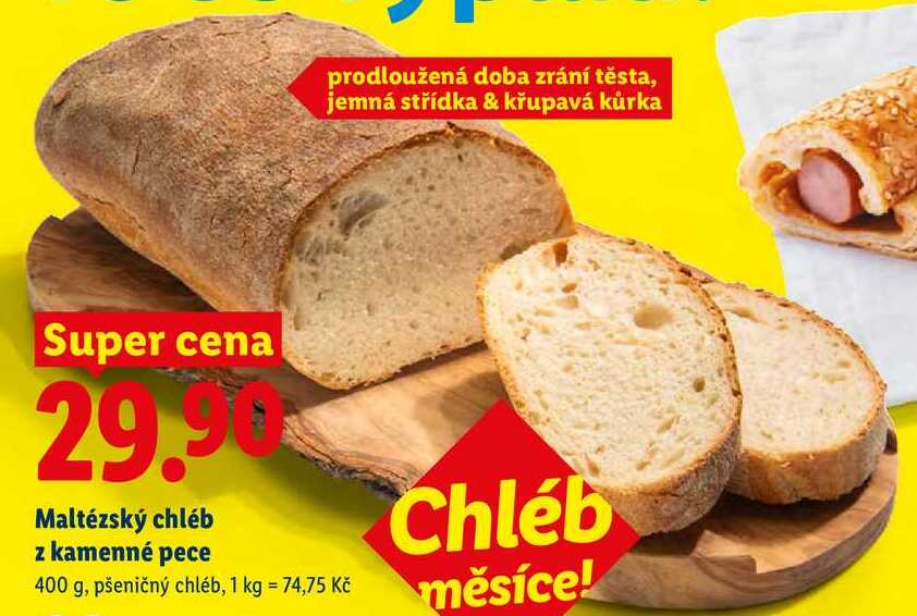 Maltézský chléb z kamenné pece, 400 g 