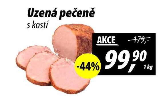 Uzená pečeně s kostí, 1 kg 