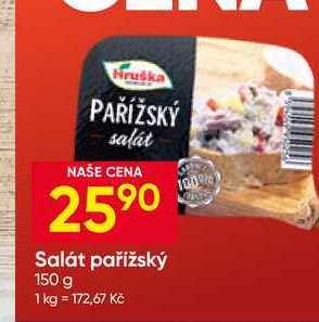 Hruška Salát pařížský 150 g