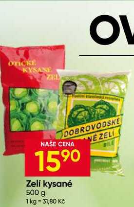 Otické Zelí Kysané bílé 500g