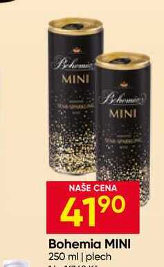 Bohemia MINI 250 ml plech 