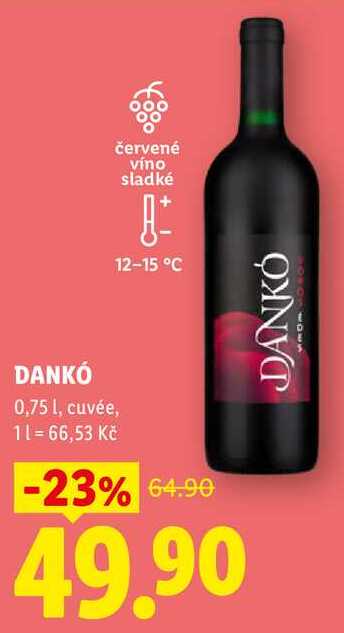 DANKÓ 0,75 l