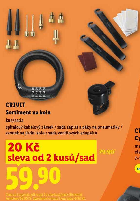 CRIVIT Sortiment na kolo kus/sada 