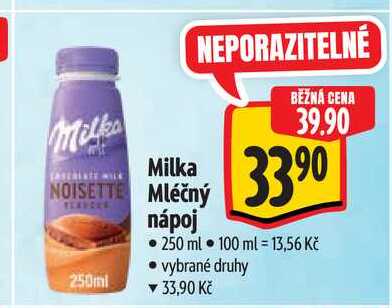 Milka Mléčný nápoj, 250 ml
