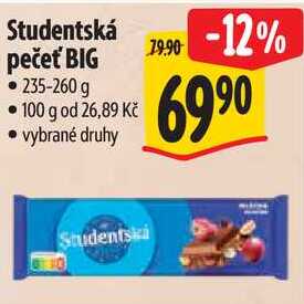 Studentská pečeť BIG, 235-260 g 