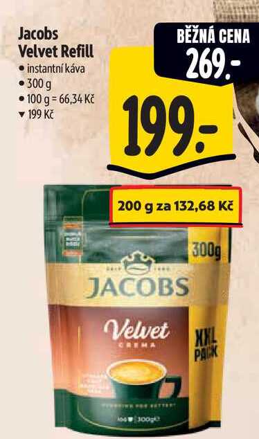 Jacobs Velvet Refill, 300 g