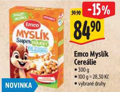 Emco Myslík Cereálie, 300 g 