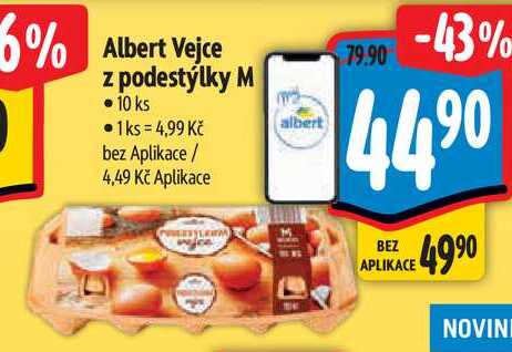 Albert Vejce z podestýlky M, 10 ks 