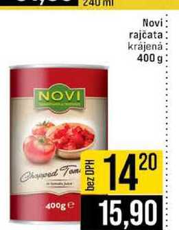 Novi rajčata krájenȧ 400 g 