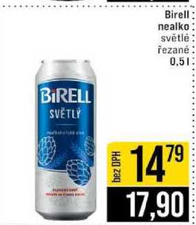 Birell nealko světlé řezané 0.5l 