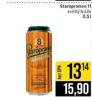 Staropramen 11 světlý ležák 0,5l