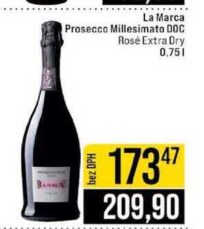 La Marca Prosecco Millesimato DOC Rosé Extra Dry 0,75l