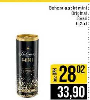 Bohemia sekt mini Original Rosé 0,25l