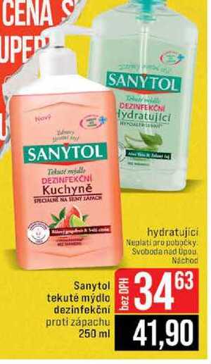 Sanytol tekuté mýdlo dezinfekční proti zápachu 250 ml 