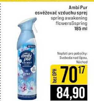 Ambi Pur osvěžovač vzduchu sprej spring awakening flowers&spring 185 ml 