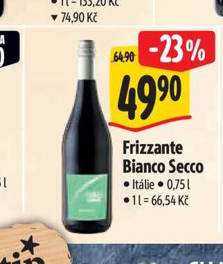   Frizzante Bianco Secco 0,75 l