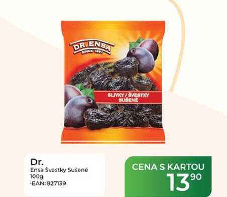 Dr. Ensa Švestky Sušené 100g 