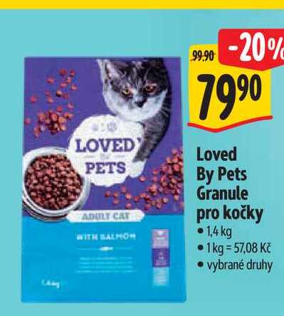  Loved By Pets Granule pro kočky 1,4 kg 