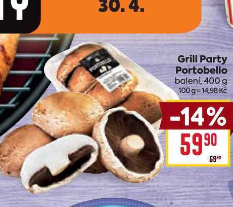 Grill Party Portobello balení, 400 g  
