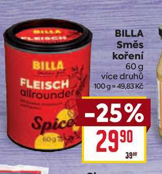 BILLA Směs koření 60 g  