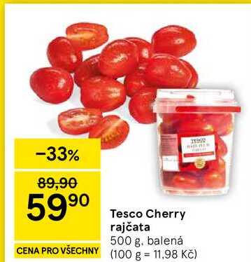 Tesco Cherry rajčata, 500 g