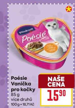 Poésie Vanička pro kočky 85 g 