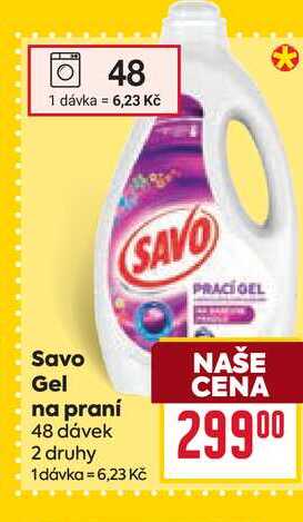 Savo Gel na praní 48 dávek