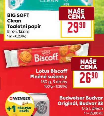 Lotus Biscoff Plněné sušenky 150 g 