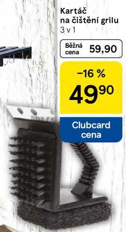 Kartáč na čištění grilu 3v1 