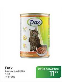 Dax kousky pro kočky 415g 