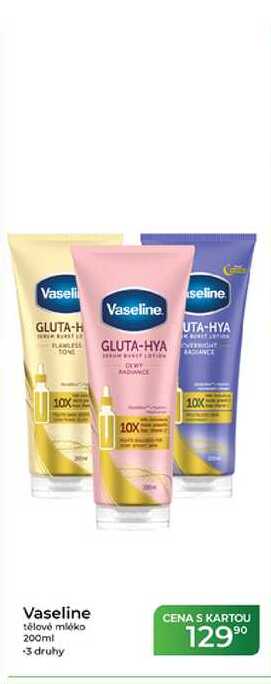 Vaseline tělové mléko 200ml 