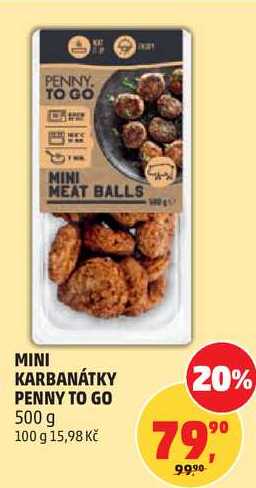 MINI KARBANÁTKY PENNY TO GO, 500 g 