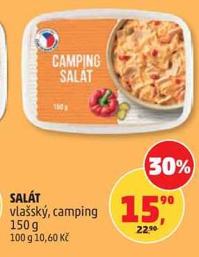 SALÁT vlašský, camping, 150 g 