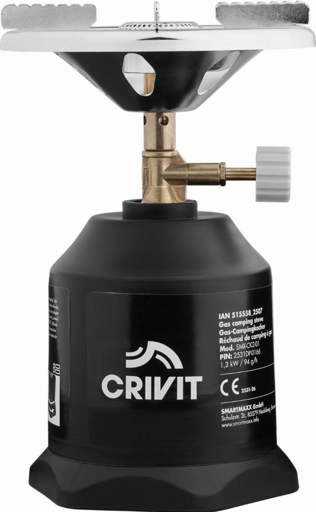 CRIVIT Plynový kempinkový vařič výkon: max. 1300 W