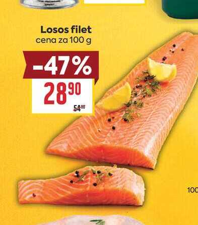 Losos filet cena za 100 g
