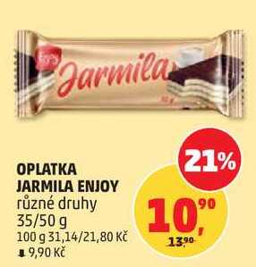 OPLATKA JARMILA ENJOY různé druhy, 35/50 g 