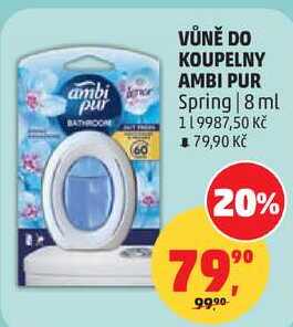 VŮNĚ DO KOUPELNY AMBI PUR Spring, 8 ml  