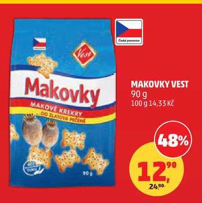 MAKOVKY VEST, 90 g 