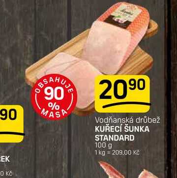 KUŘECÍ ŠUNKA STANDARD 100 g