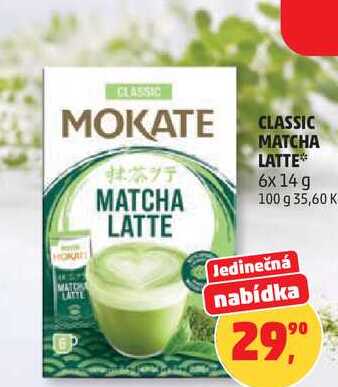 CLASSIC MATCHA LATTE, 6x 14 g  