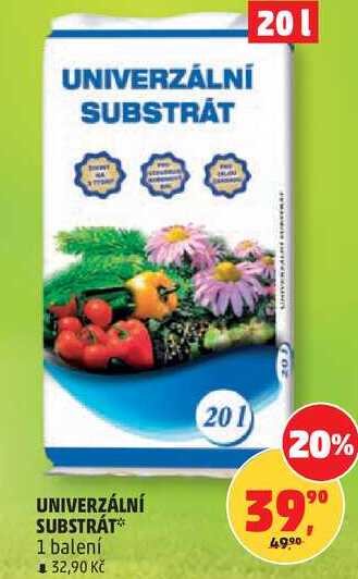 UNIVERZÁLNÍ SUBSTRÁT, 1 balení 